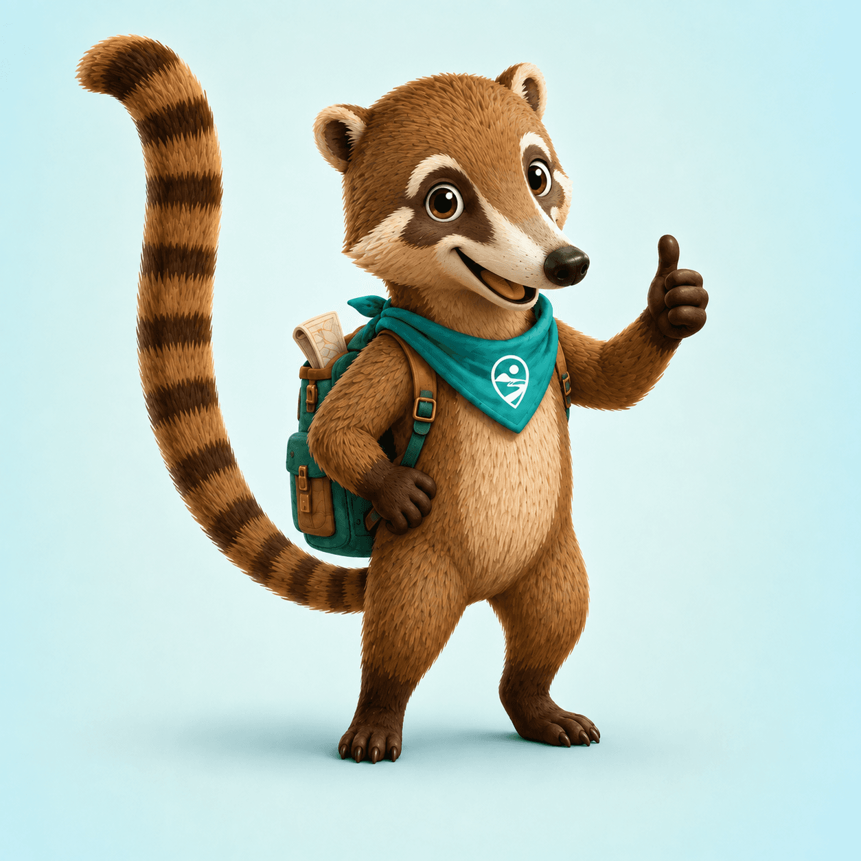 Koatigo, the tour-planning coati